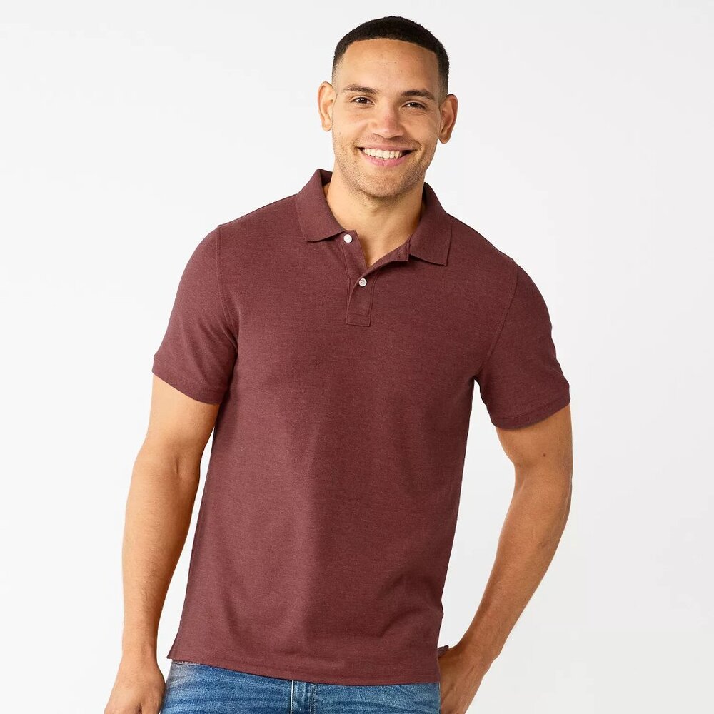 NWT Sonoma Supersoft Piqué Polo Red Men's Size 2XB
